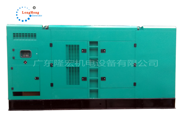 The 300KW(375KVA) Shanghai kade silent diesel generator set -SKP12L375 has low noise and fuel consumption