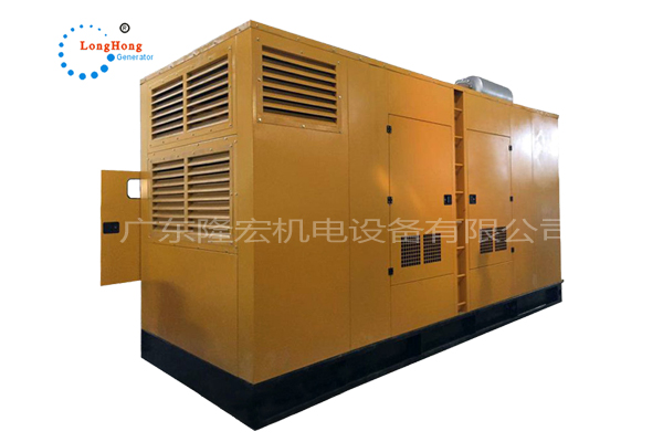 The 350KW Shanghai kade power silent diesel generator set -KD12H440 has low noise and fuel consumption