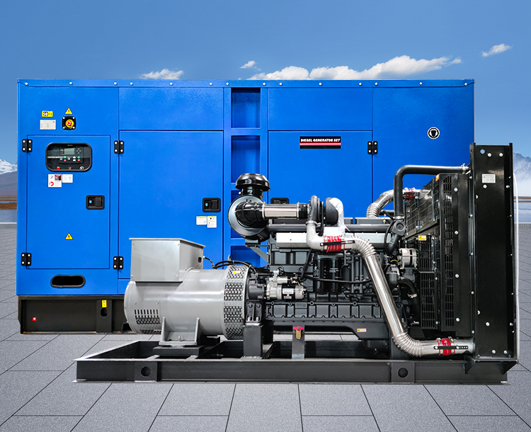 280KW上柴股份发电机组，SC10E460D2柴油机，功率强劲运行稳定