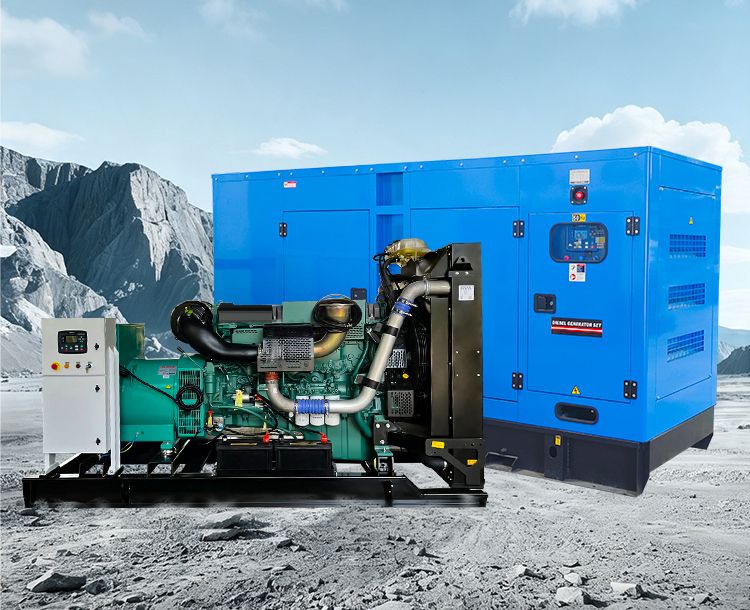 Volvo 160KW/200KVA diesel generator set, TAD840GE-D engine, ideal backup power supply for factory workshops