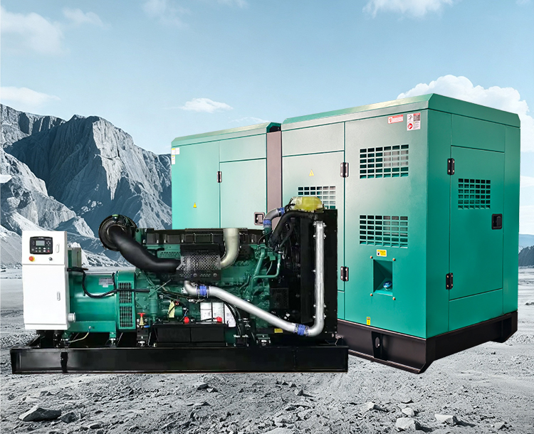 Volvo 200KW/250KVA silent diesel generator set, TAD841GE power, suitable for shopping malls and office buildings