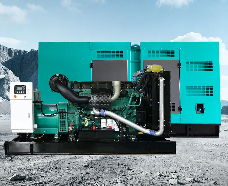 Volvo 260KW automated diesel generator set, TAD843GE power, can be equipped with deep-sea controller and ATS automatic conversion cabinet