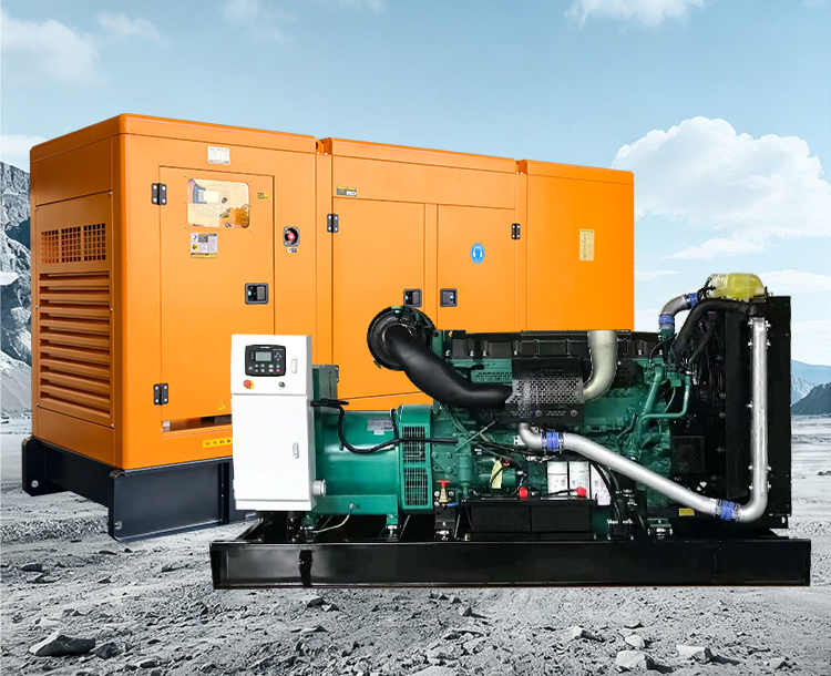 Volvo 330kw diesel generator set, TAD1344GE-B engine, emergency backup for mines and large facilities