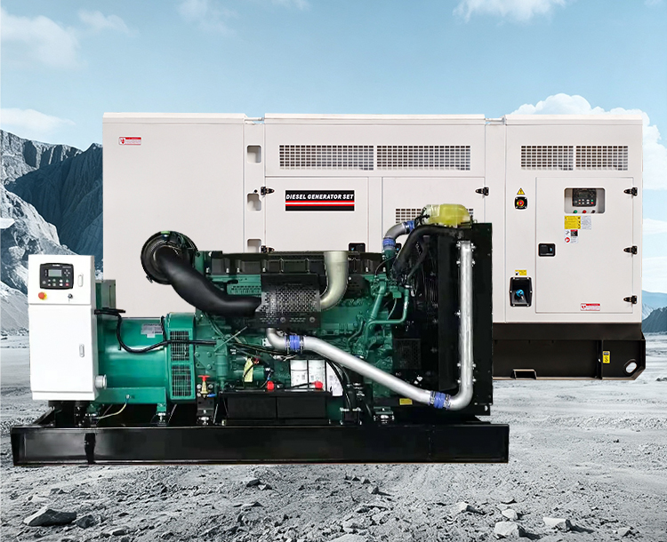 Volvo 480KW 600KVA diesel generator, TWD1652GE engine, preferred for large industrial enterprises